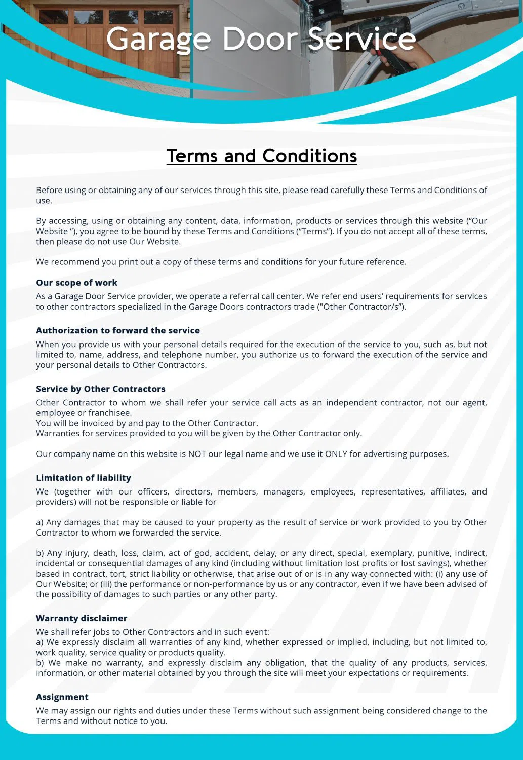 Capitol Garage Door Service Lansdowne, PA 610-536-6057 - terms-gr-10m